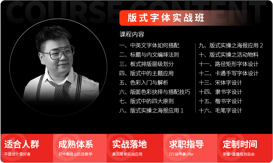 版式字体实战班